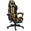 Image de vidaXL Fauteuil de jeux vidéo Noir et Doré