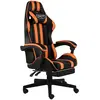 Image de vidaXL Fauteuil jeux - Noir/Orange