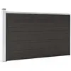 Image de VIDAXL Panneau de clôture WPC 175x105 cm - Noir