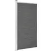 Image de vidaXL Panneau de clôture WPC 95x186 cm - Gris