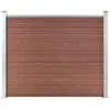 Image de vidaXL Panneau de clôture WPC 180x146 cm - Marron