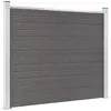 Image de vidaXL Panneau de Clôture WPC 180x146 cm - Gris