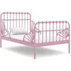 Image de vidaXL Cadre de lit extensible 80x130/200 cm - Métal rose