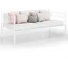 Image de VidaXL Cadre de canapé-lit extensible - 90x200 cm - Blanc