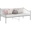 Image de vidaXL Cadre de canapé-lit sans matelas - Gris - 90x200 cm
