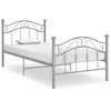 Image de vidaXL Cadre de lit métal 90x200 cm - Gris