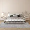 Image de vidaXL Tables de chevet 2 pcs - Blanc et transparent
