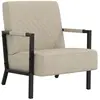 Image de vidaXL Fauteuil Gris clair Similicuir