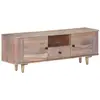 Image de vidaXL Meuble TV 118x30x40 cm Acacia massif
