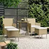 Image de VIDAXL Ensemble de bistro de jardin - Beige