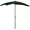 Image de vidaXL Parasol de jardin - Vert 200x130 cm