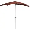 Image de vidaXL Parasol de Jardin 200x130 cm - Terre Cuite