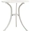 Image de vidaXL Table de jardin - Blanc
