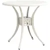 Image de vidaXL Table de jardin - Blanc