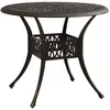 Image de vidaXL Table de jardin en aluminium coulé
