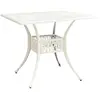 Image de vidaXL Table de jardin - Blanc