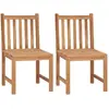 Image de vidaXL Chaises de jardin - Lot de 2