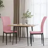 Image de VidaXL Chaises Salle à Manger - Lot de 2 - Rose