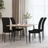 Image de VidaXL Chaises velours noir