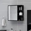 Image de vidaXL Noir bois d'ingénierie