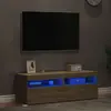 Image de VIDAXL vidaXL Meuble TV LED - Chêne sonoma