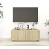 Image de vidaXL Meuble TV Chêne sonoma 100x35x40 cm