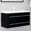 Image de VIDAXL Armoire d'évier Noir