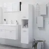 Image de vidaXL Armoire de salle de bain blanc