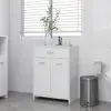 Image de VidaXL Armoire salle de bain blanc