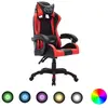 Image de vidaXL Chaise de Jeu Vidéo - Rouge/Noir