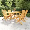 Image de VIDAXL Salon de jardin 5 pcs - Bois de teck massif