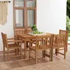 Image de vidaXL Ensemble à manger 7 pcs - Bois de teck massif