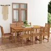 Image de vidaXL Ensemble à manger de jardin 9 pcs - Bois de teck