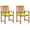Image de vidaXL Chaises jardin lot de 2 - Acacia massif