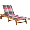 Image de VIDAXL Chaise longue - Acacia