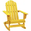 Image de VIDAXL Chaise à Bascule Adirondack Bois de Sapin Jaune