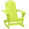 Image de vidaXL Chaise à Bascule Adirondack - Vert