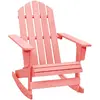 Image de vidaXL Chaise à bascule de jardin Adirondack