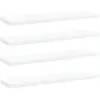 Image de vidaXL Panneaux de bibliothèque 4 pcs - Blanc