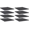 Image de vidaXL Panneaux Bibliothèque 8 pcs Gris