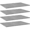 Image de VidaXL Panneaux de Bibliothèque Gris Béton