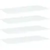 Image de vidaXL Panneaux de bibliothèque 4 pcs - Blanc