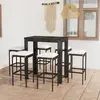 Image de vidaXL Ensemble de bar de jardin 7 pcs