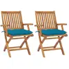 Image de VidaXL Chaises de jardin - Bleu clair