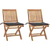 Image de vidaXL Chaises jardin pliables 2 pcs