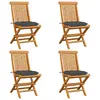 Image de vidaXL Chaises pliables avec coussins - 3062583