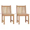 Image de vidaXL Chaises de jardin avec coussins