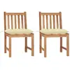 Image de vidaXL Chaises de Jardin Lot de 2