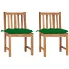 Image de vidaXL Chaises de jardin lot de 2