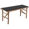 Image de vidaXL Banc pliable - Bambou